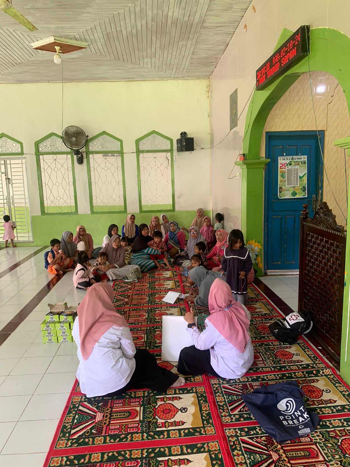 Pelaksanaan Kelas Ibu Balita di Sapan Kampung Pandan  Nagari Koto Nan Duo.