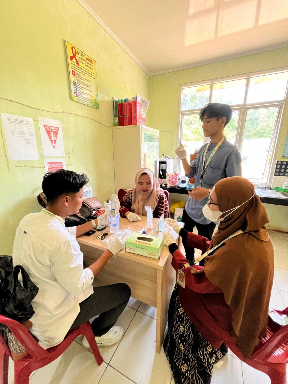  Pengambilan Sampel dan Pemeriksaan Sampel SAM Pamsimas  UPT Puskesmas Tapan
