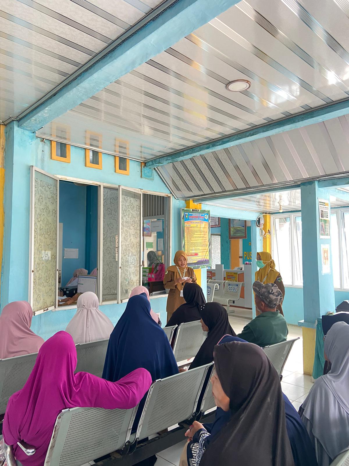Penyuluhan Dalam Gedung UPT Puskesmas Tapan 