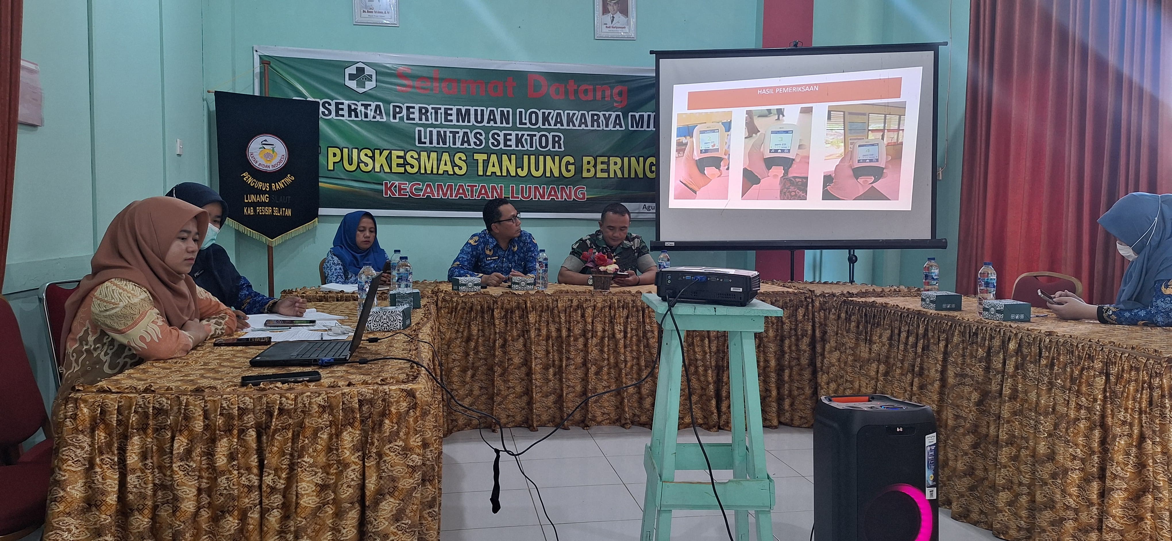 Pelaksanaan Lokmin Lintas Sektor Puskesmas Tanjing Beringin 