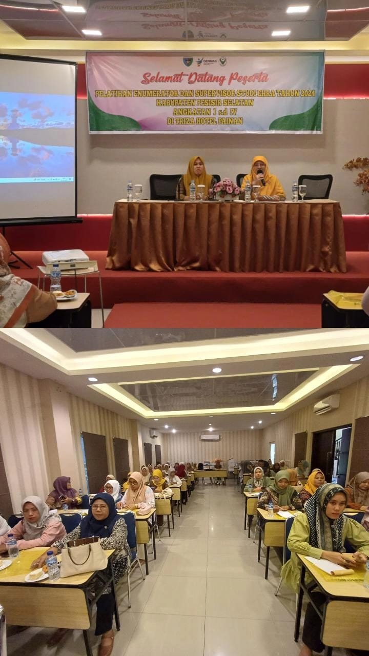 Pelaksanaan Pelatihan Enumerator Dan Supervisor Study  ERHA Kabupaten Pesisir Selatan 