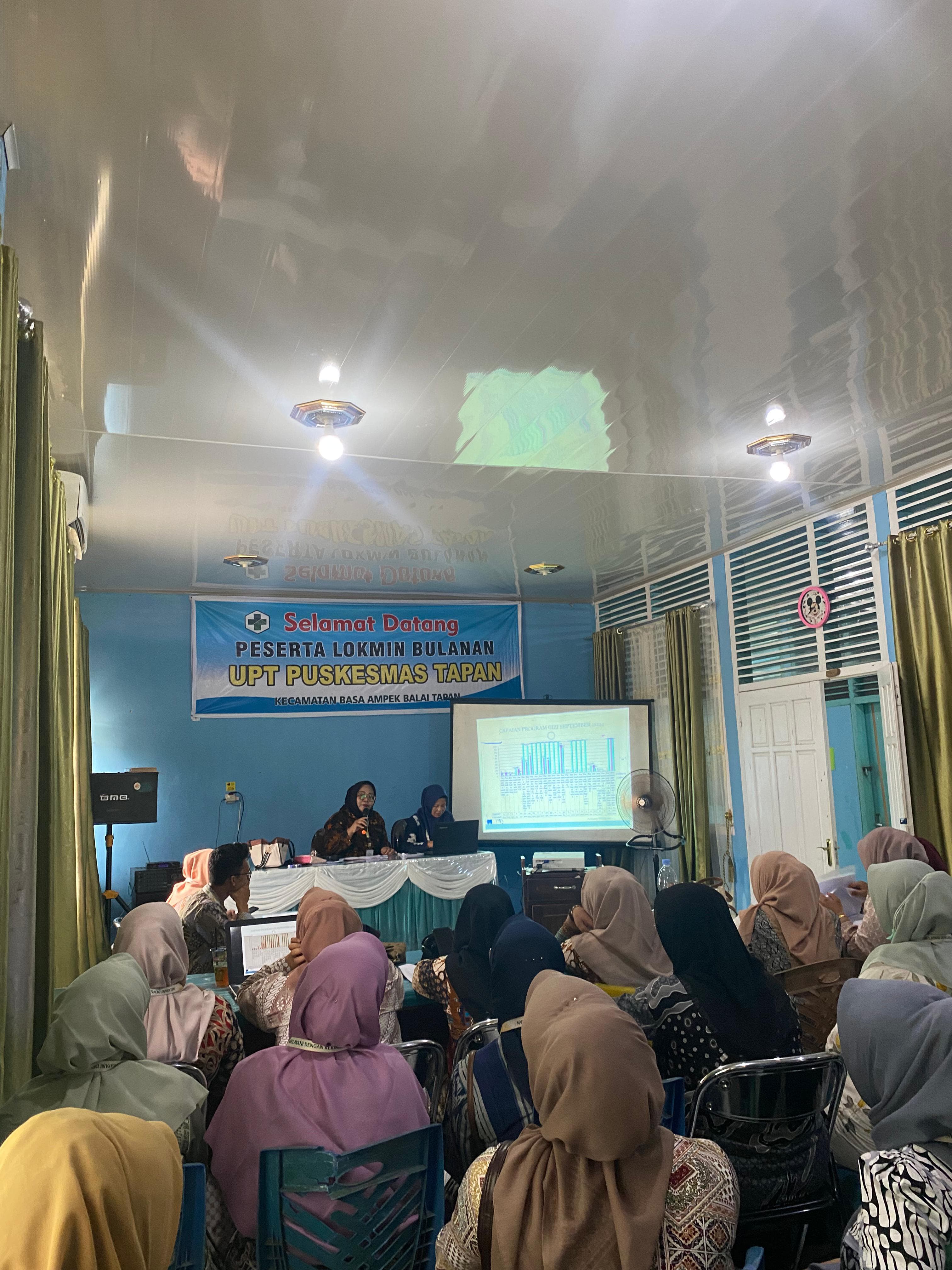 Lokmin Bulanan Rutin UPT Puskesmas Tapan