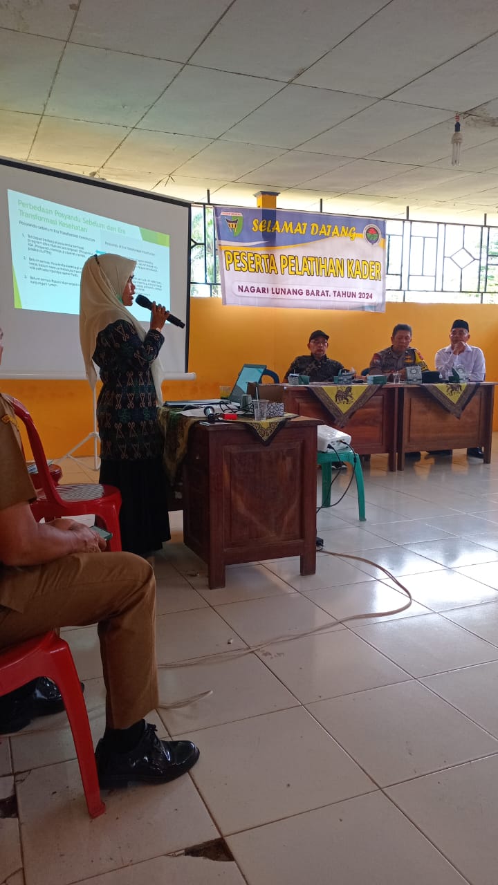 Pelatihan Dan  Penyegaran Kader Nagari Lunang Barat