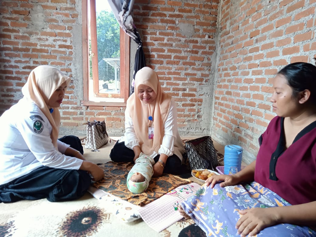 Kunjungan Bayi Baru Lahir Berat Rendah dan Pemeriksaan Ibu Nifas Puskesmas Tanjung Makmur kecamatan 