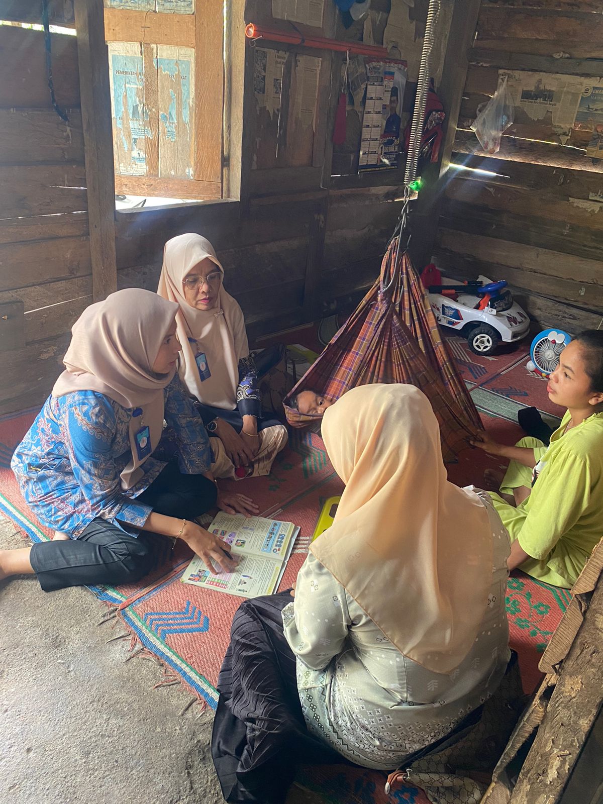 Kunjungan Bayi Balita dengan Masalah Gizi di Nagari Limau Purut Tapan