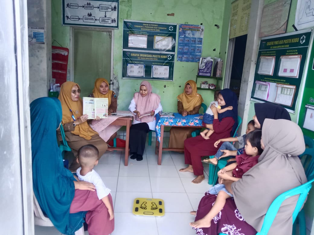  Kunjungan Bayi Balita dengan Masalah Gizi di Nagari Kubu Tapan