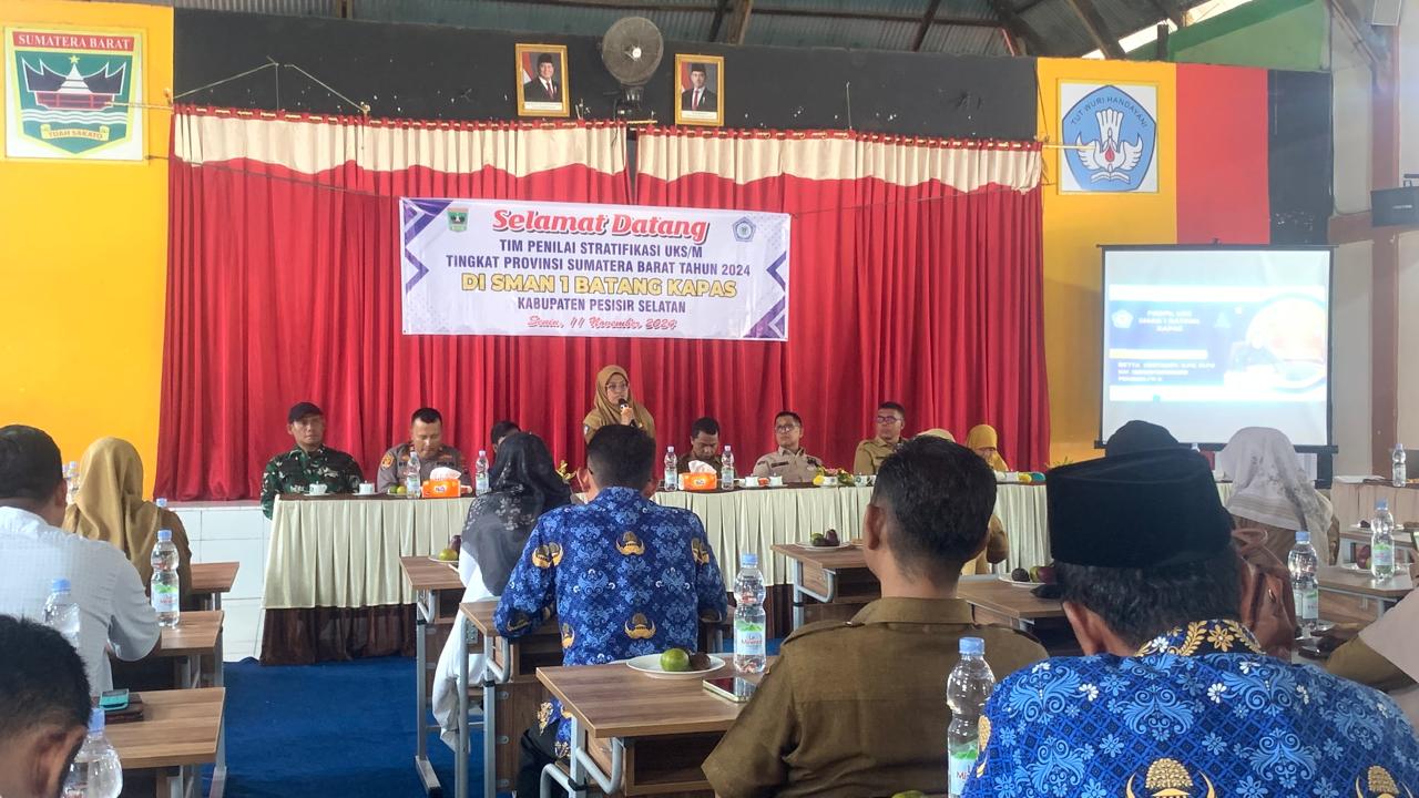 Pendampingan Penilaian Stratifikasi UKS/M SMAN 1 Batang Kapas Oleh Puskesmas Pasar Kuok 
