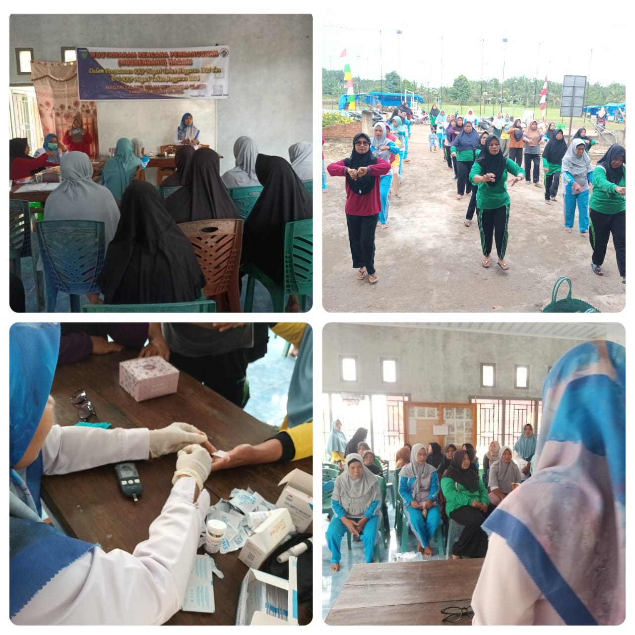 Kegiatan Prolanis di Nagari Talang Binjai UPT Puskesmas Tanjung Makmur 