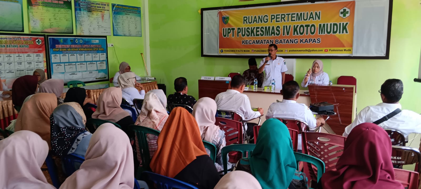 Lokakarya Mini Lintas Sektor Triwulan IV Puskesmas IV Koto Mudik