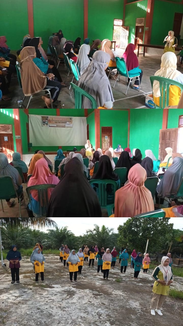 PJ lansia mengunjungi lansia Resti nagari sambungo  melakukan penyuluhan senam dan skrining lansia R