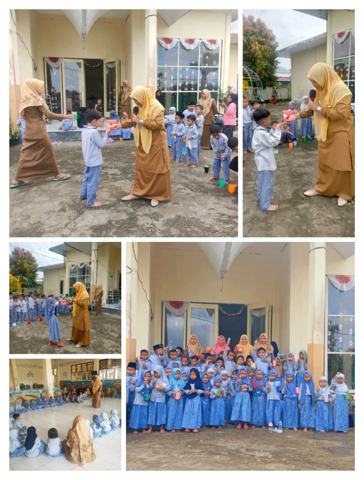 Sikat gigi massal di TK Tanjung Makmur Silaut