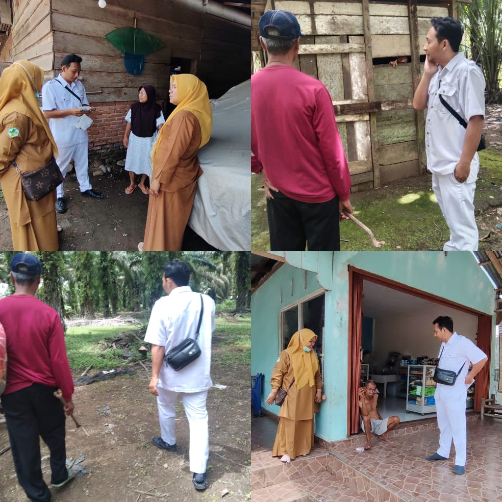 Puskesmas Tanjung makmur melakukan pemantauan obat pada pasien ODGJ di Nagari Sungai Sirah