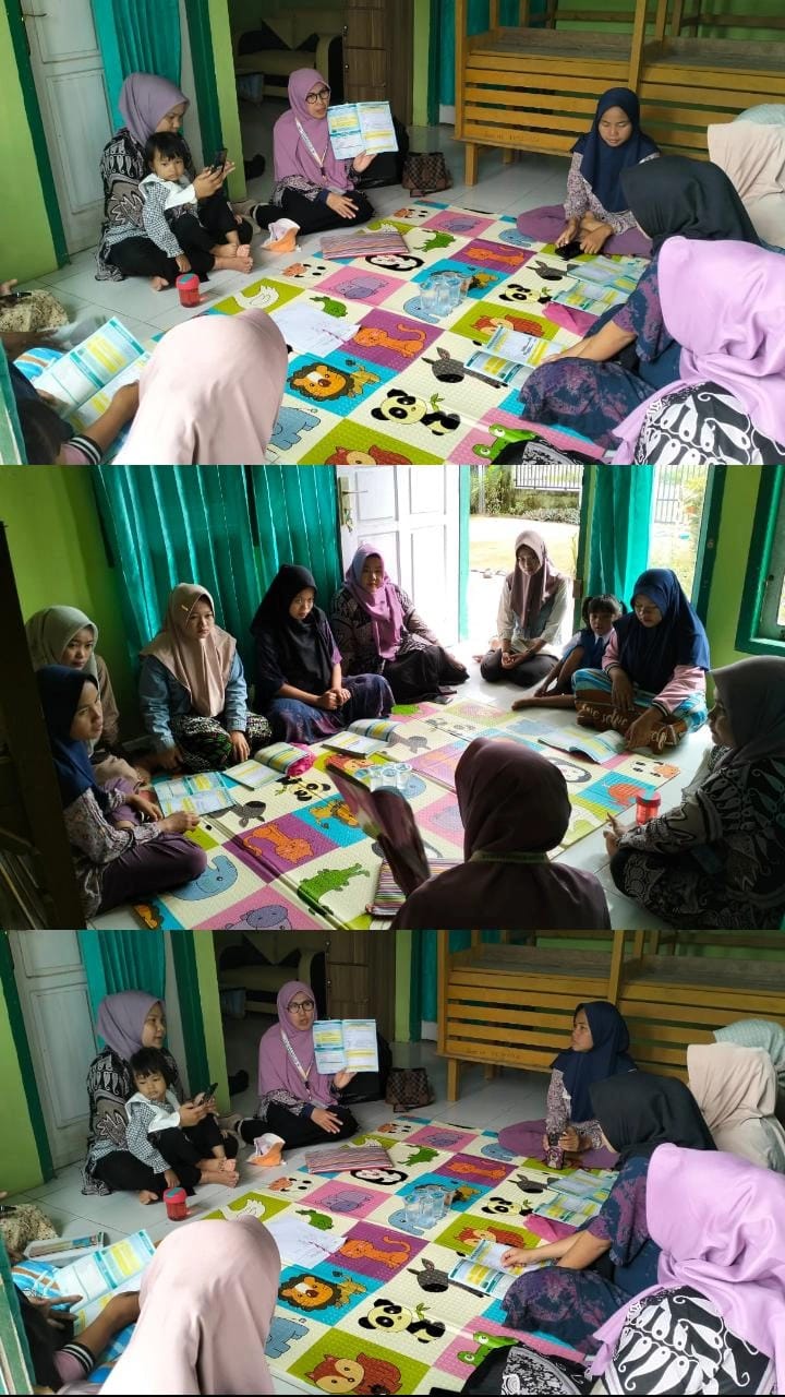 UPT Puskesmas Tapan   Pertemuan Pertama Kelas Ibu Hamil di Nagari Dusun Baru 