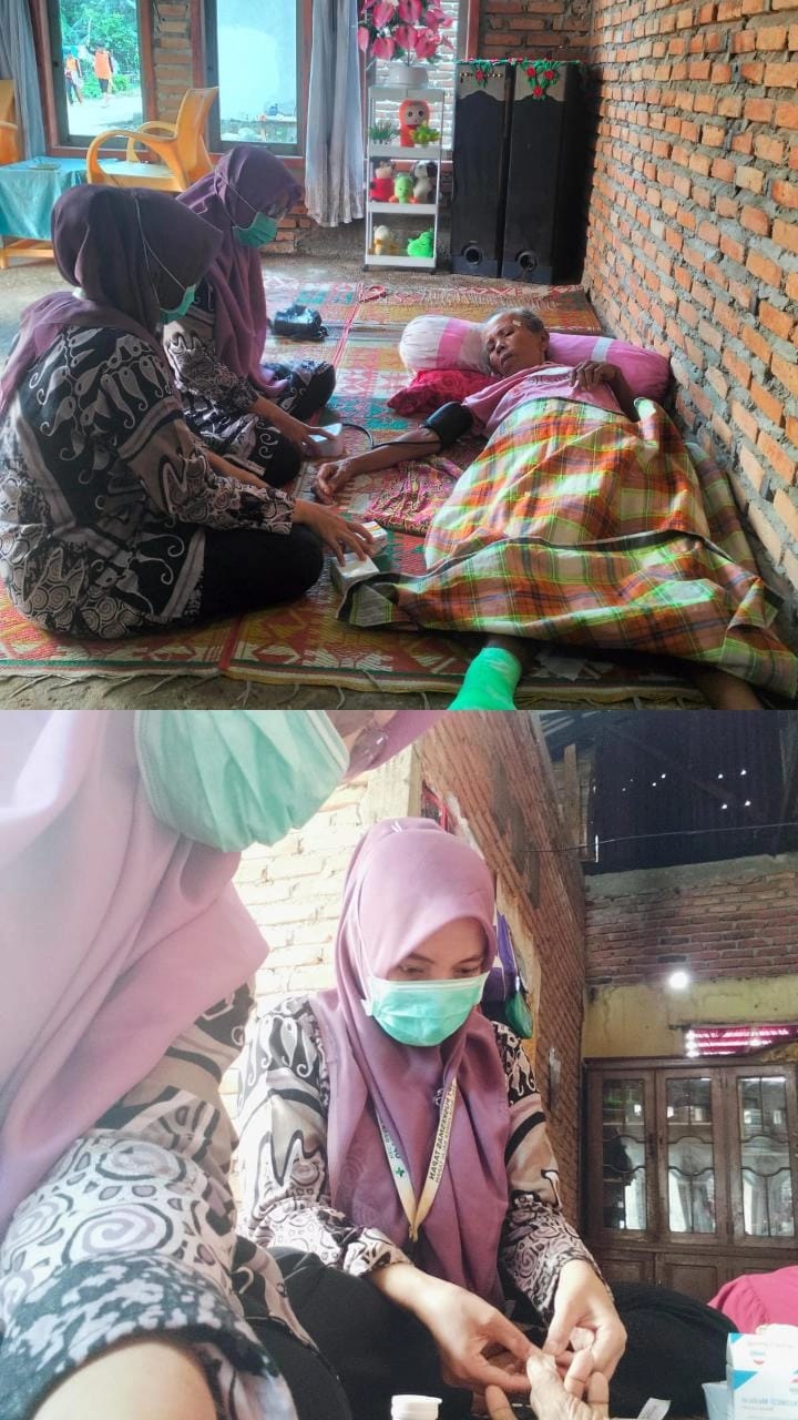 UPT Puskesmas Tapan  Pemantauan Lansia Resti dan Pelayanan Homecare di Nagari Batang Betung 
