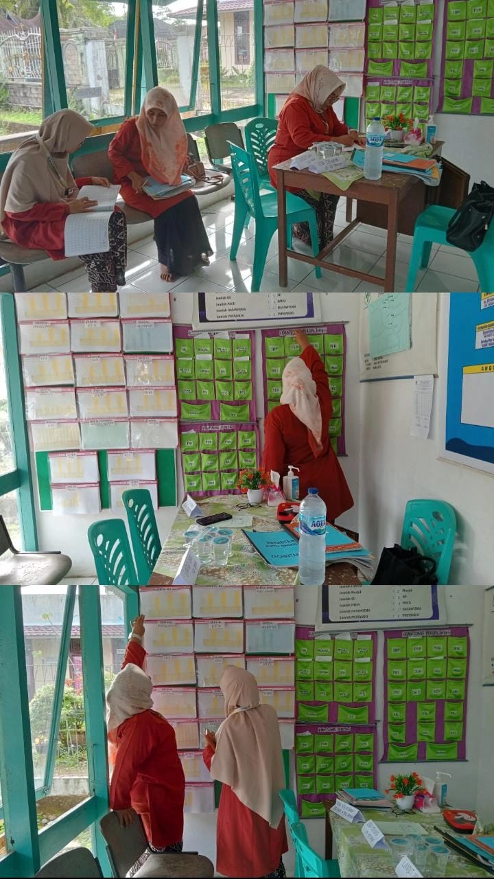 Monitoring dan Evaluasi Penerapan ILP di Pustu Ampang Tulak di Wilayah Kerja UPT Puskesmas Tapan 
