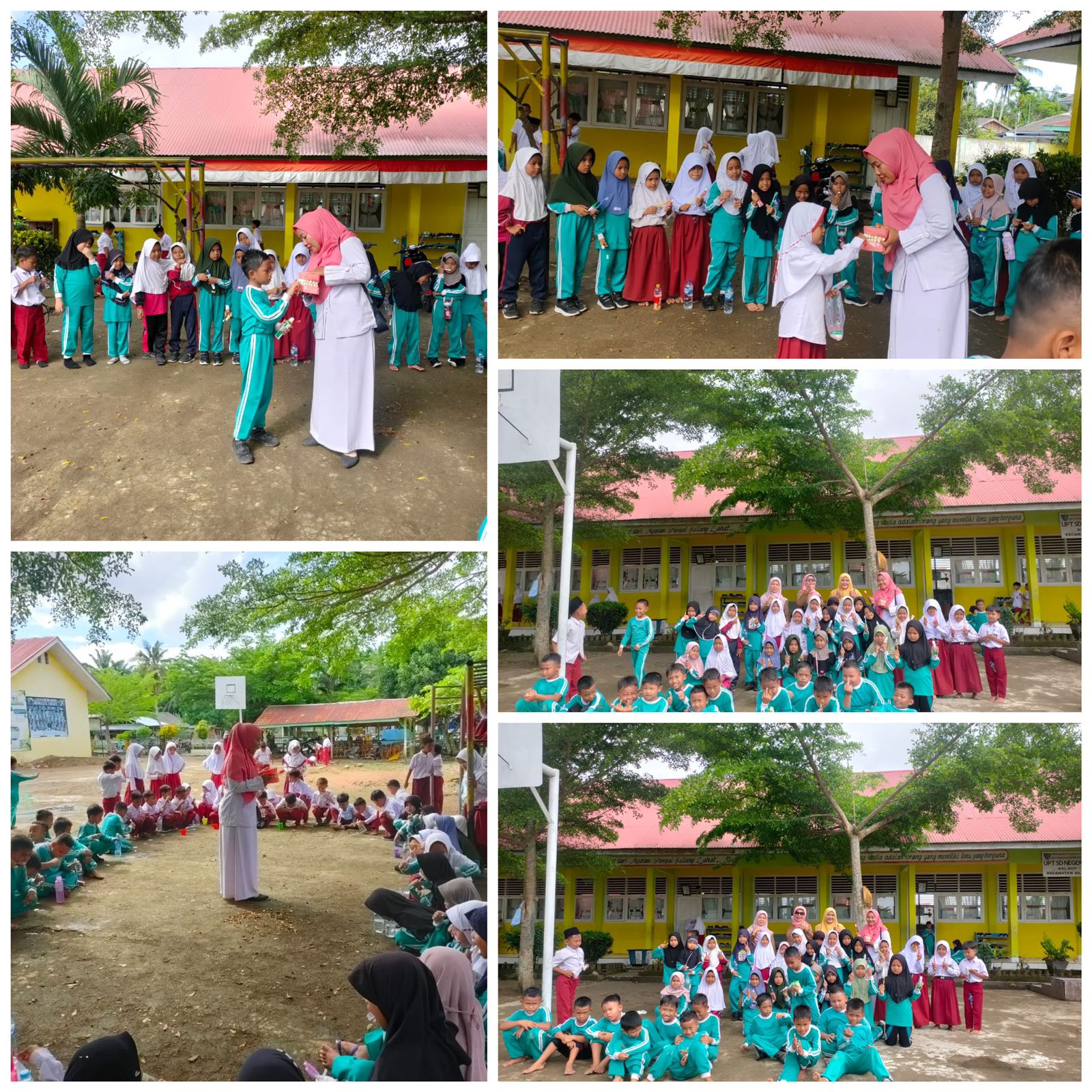 Sikat gigi massal di SDN 07 Silaut