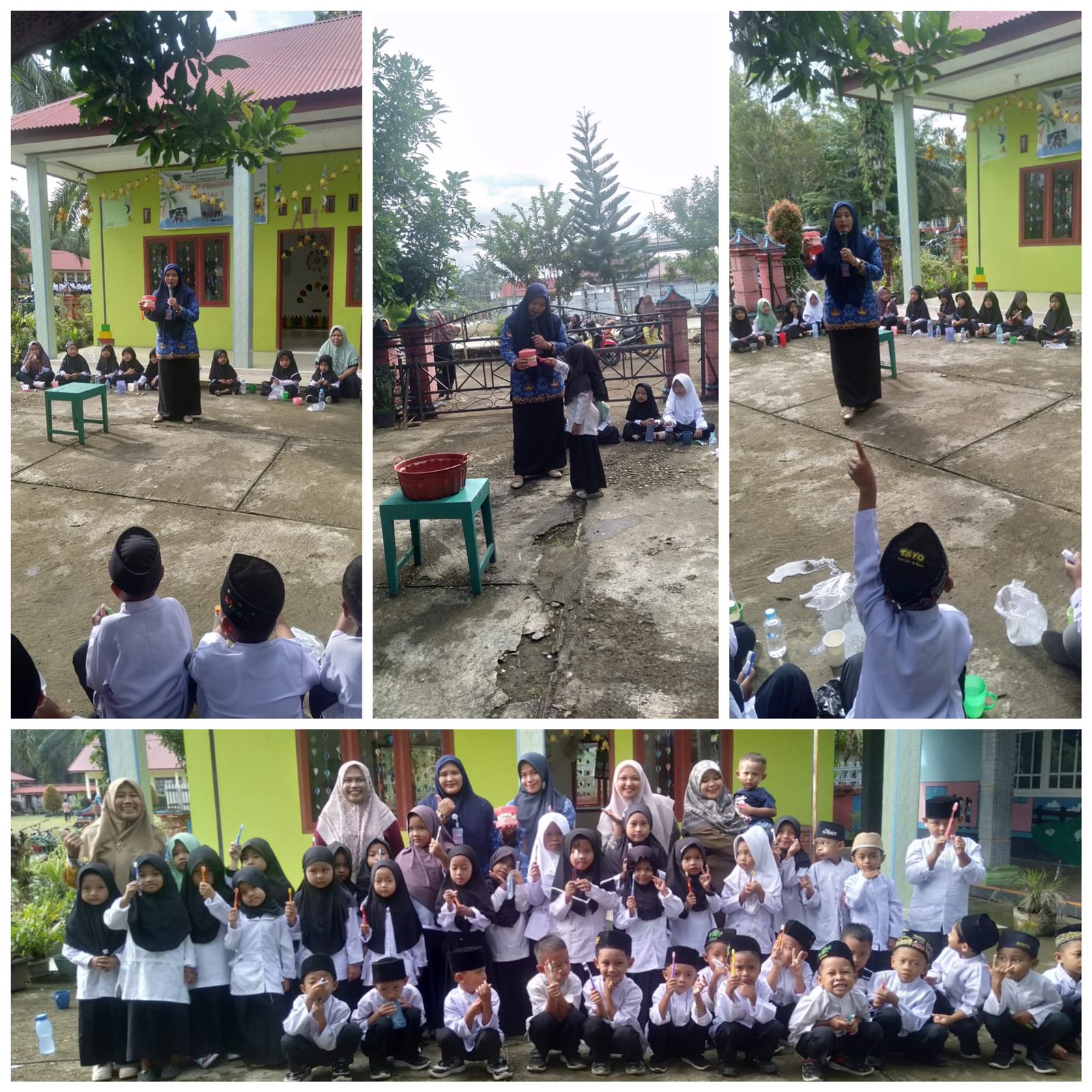 Sikat Gigi Massal di TK Pembina 2 Silaut