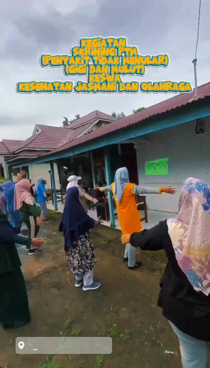 Skrining PTM , P2P dan Pengobatan Gratis di Nagari Ampang Tulak Tapan.