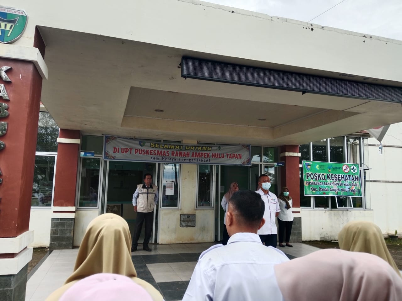 Pelaksanaan Apel Pagi Puskesmas Ranah Ampek Hulu Tapan