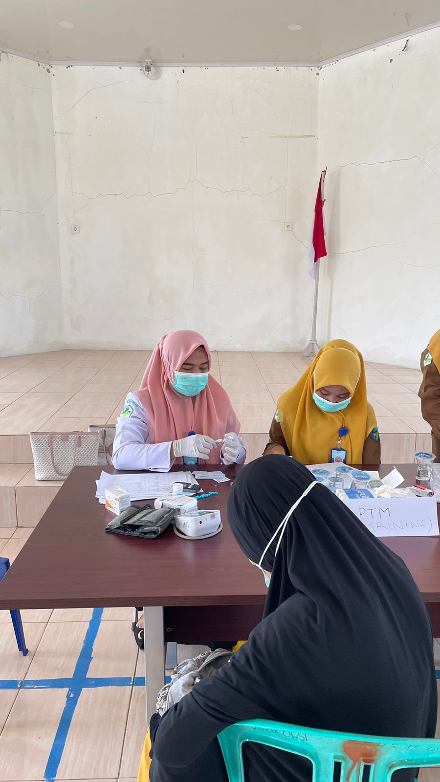  Skrining PTM di Nagari Kampung Tangah  Wilayah Kerja Puskesmas Ranah Ampek Hulu Tapan