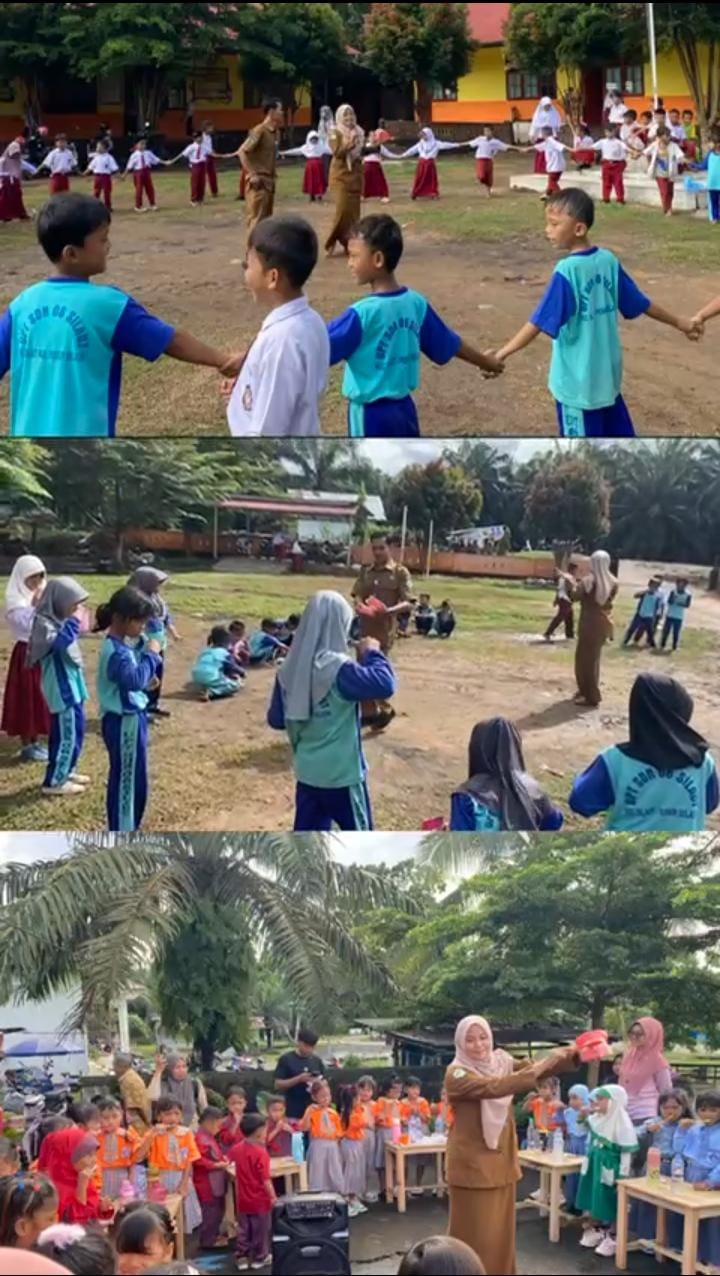 Sikat Gigi Massal di TK Suka Maju dan SDN 06 Silaut