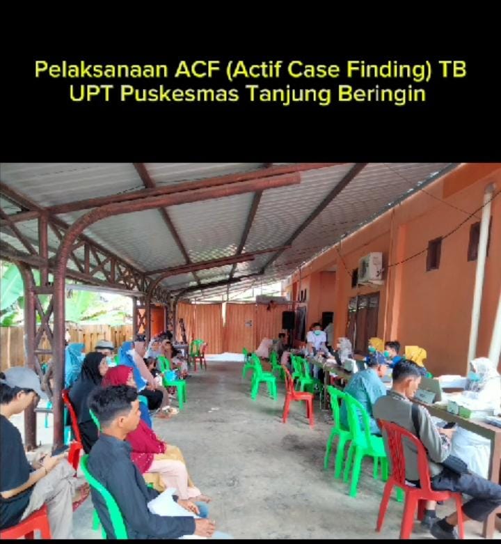 Kegiatan Pemeriksaan ACF ( Active Case Finding) Tuberkulosis (TB) UPT Puskesmas Tanjung Beringin 