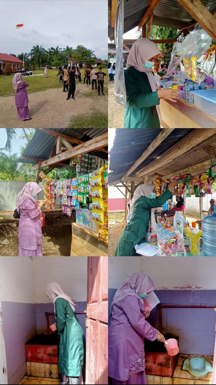 Petugas Kesling dan Staf Puskesmas Melakukan Inspeksi Kesehatan Lingkungan Tempat fasilitas Umum (TF