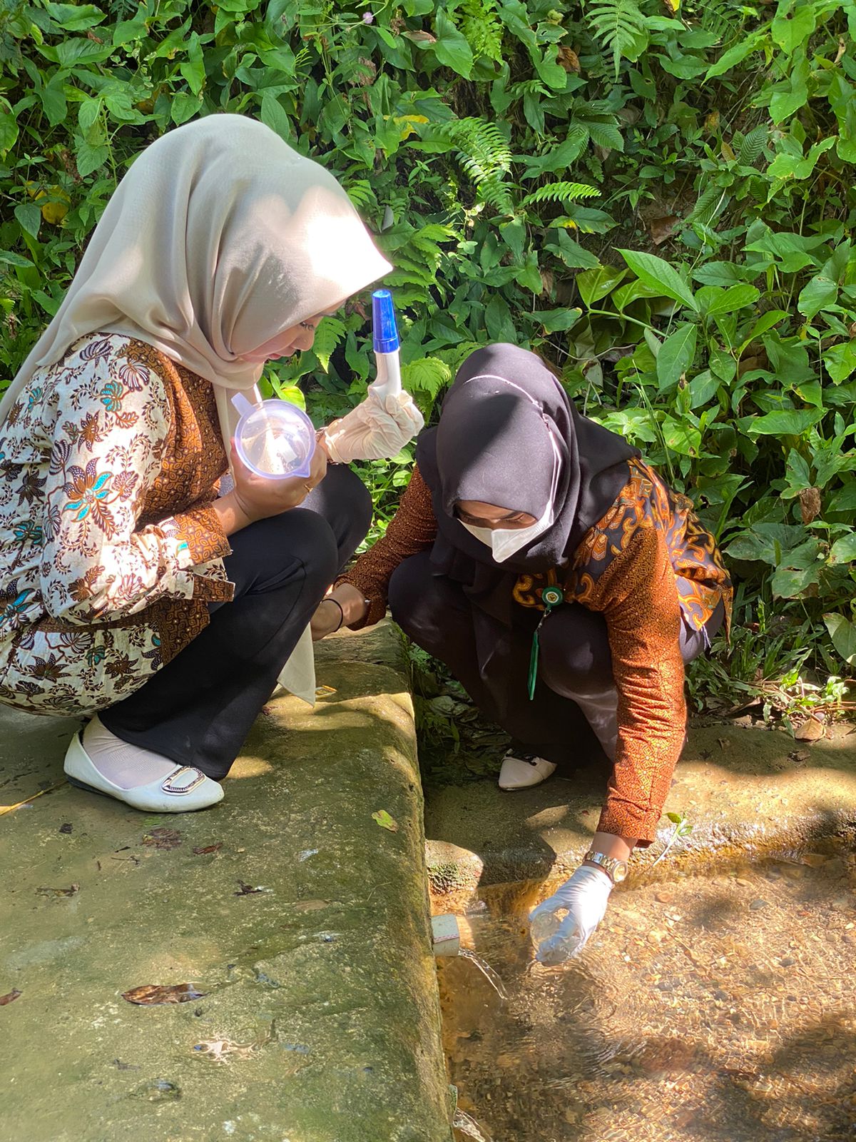 Inspeksi Kesehatan Lingkungan di Sarana Air Minum Pamsimas Wilayah Kerja Puskesmas Pasar Kuok 