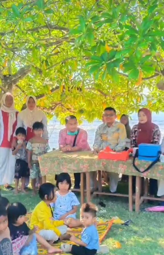 Pemantauan Penimbangan massal dan Pemberian Vitamin A Puskesmas Pasar Kuok.