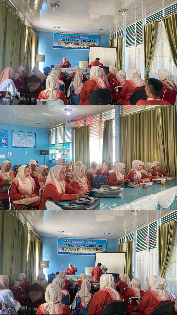 Sosialisasi Internal Pertama Bidang Terkait Persiapan Pelaksanaan Kegiatan PKG di UPT Puskesmas Tapa