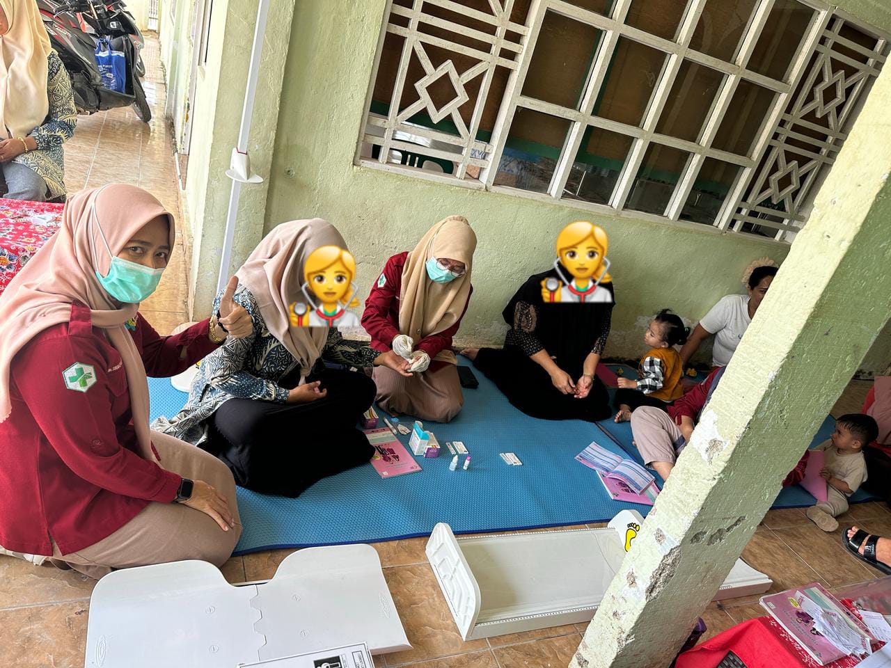 Pemeriksaan Mobile HIV dan Triple E Pada Populasi Kunci di Posyandu Melati III Sungai Nyalo