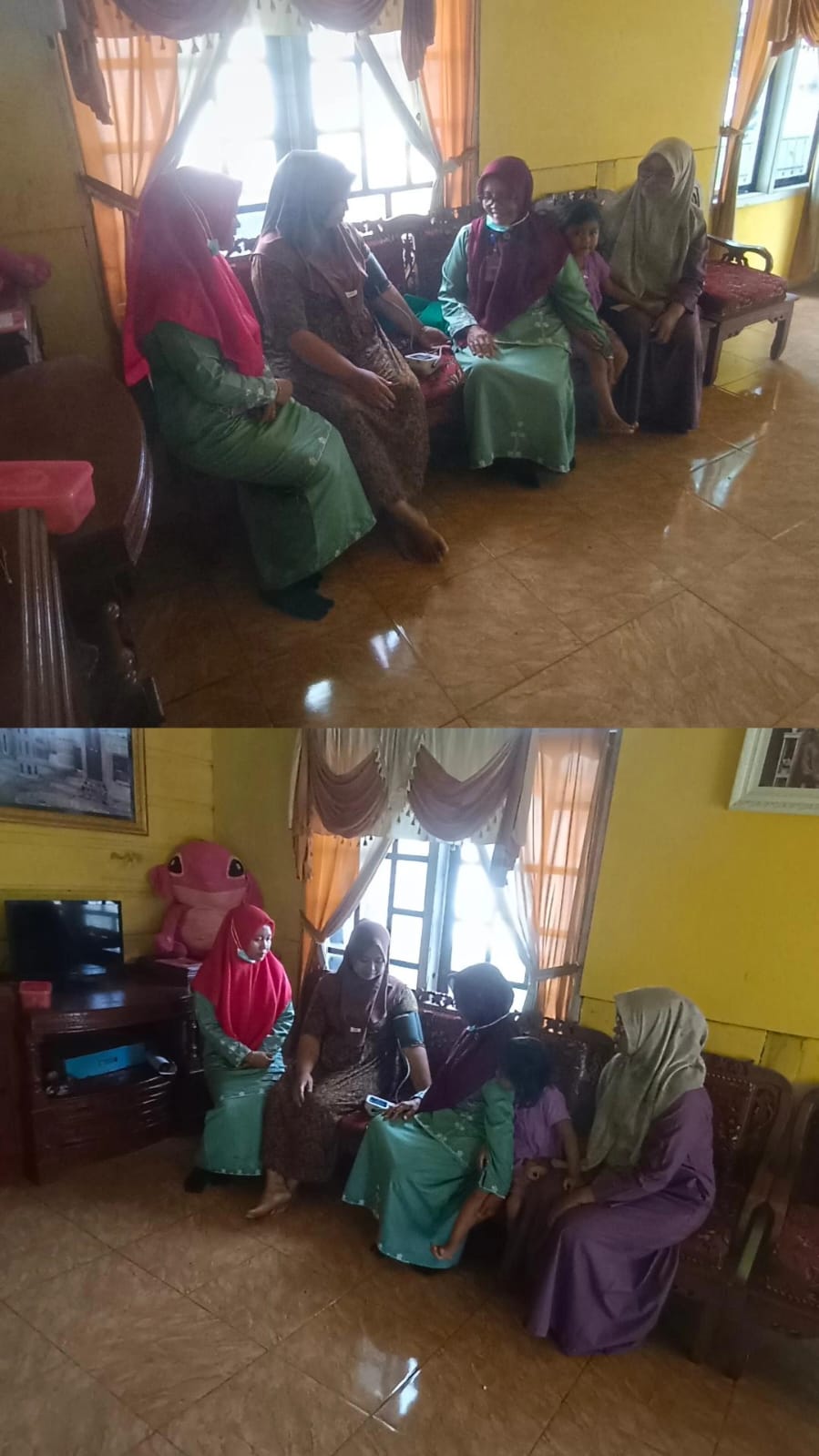 Kunjungan Rumah Ibu Resiko Tinggi di Nagari Durian Seribu