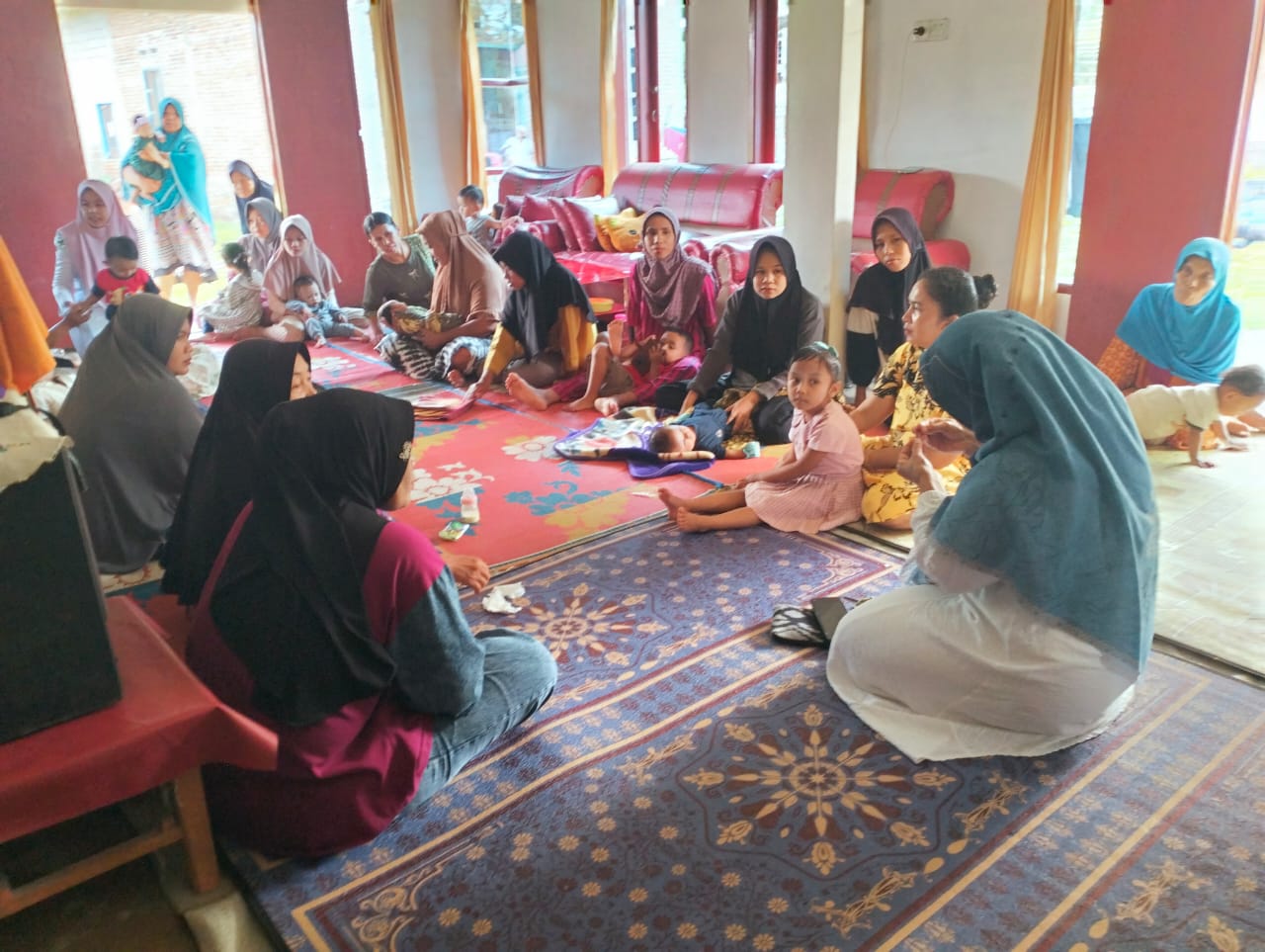  Kelas Ibu Balita di  Kampung Lambung Bukit  Nagari Koto Nan Tigo Utara Surantih  Wilayah Kerja Pusk
