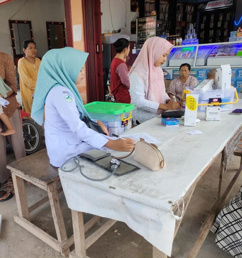 Kegiatan Deteksi Dini PTM di Kampung Koto Panjang Nagari Tigo Selatan Wilayah Kerja Puskesmas Kayu G