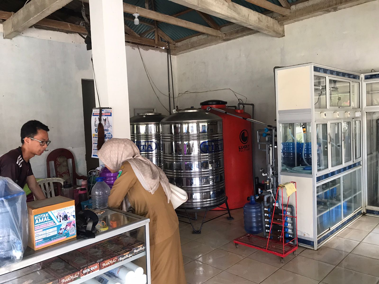  Inspeksi Kesehatan Lingkungan  Depot Air Minum   di Wilayah Kerja Puskesmas Kambang.