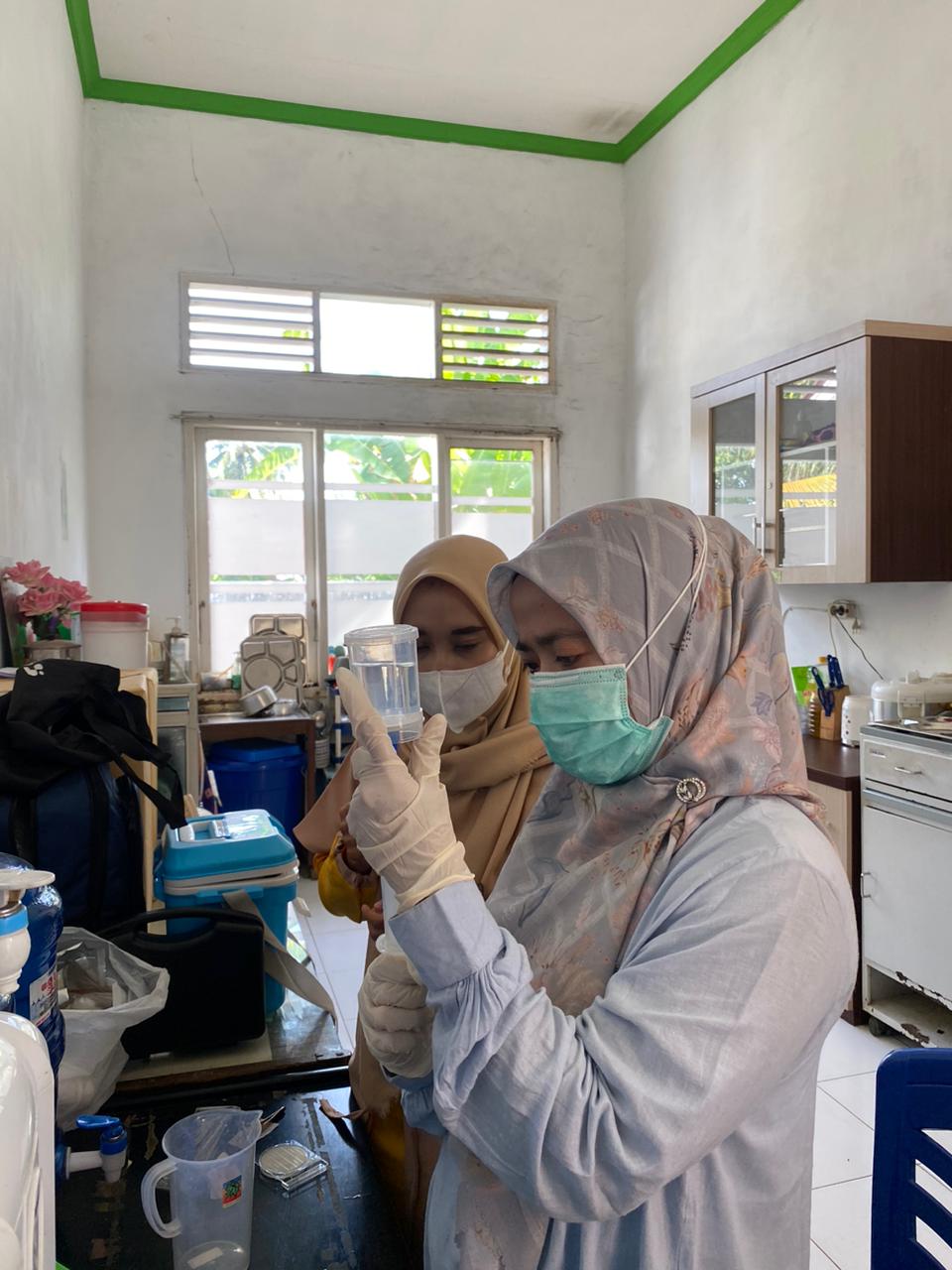  Pengambilan dan Pemeriksaan Sampel Makanan dan Minuman Pasien Diare di Rawat Inap Puskesmas Pasar K