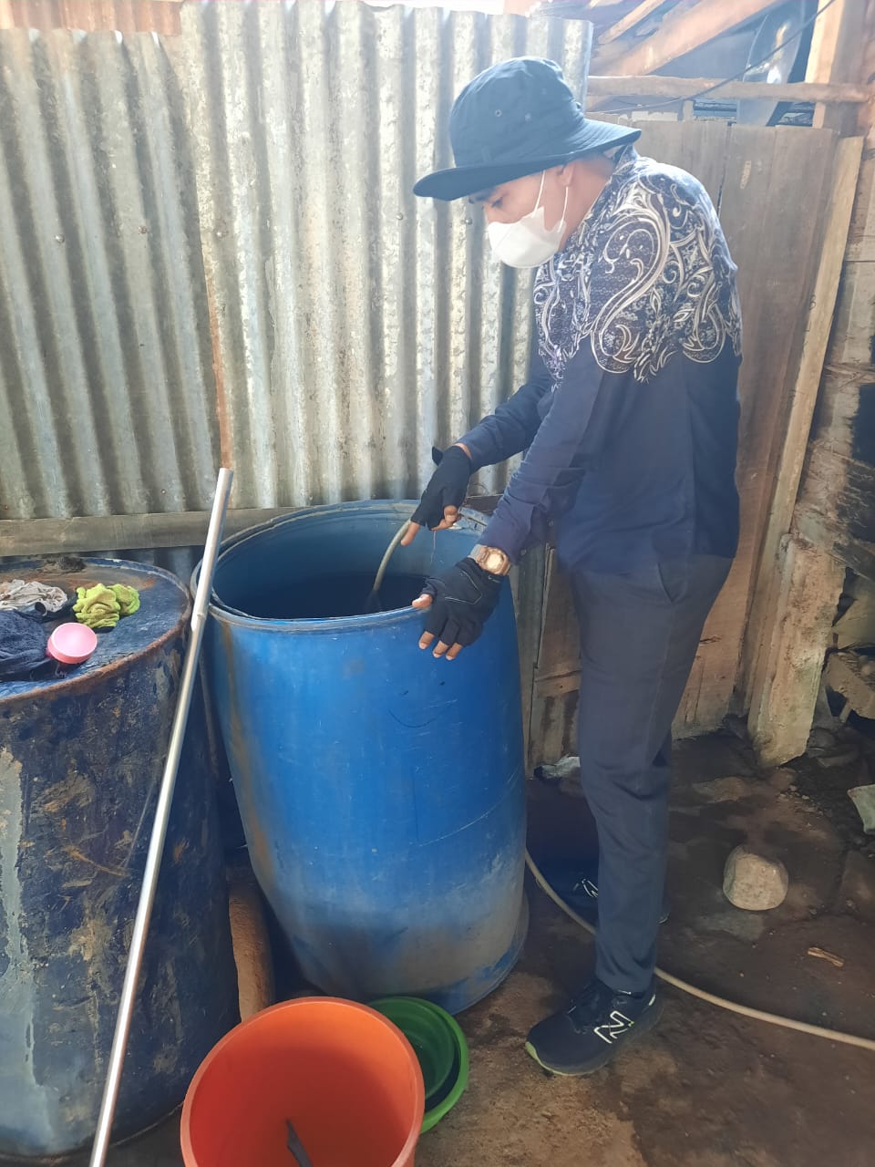 Penyelidikan Epidemolgi (PE) Terhadap penyakit DBD di kampung Koto Baru Nagari Kambang