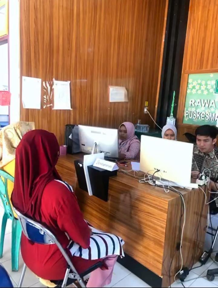 Pemeriksaan Kesehatan Gratis ( PKG ) di UPT Puskesmas Tapan