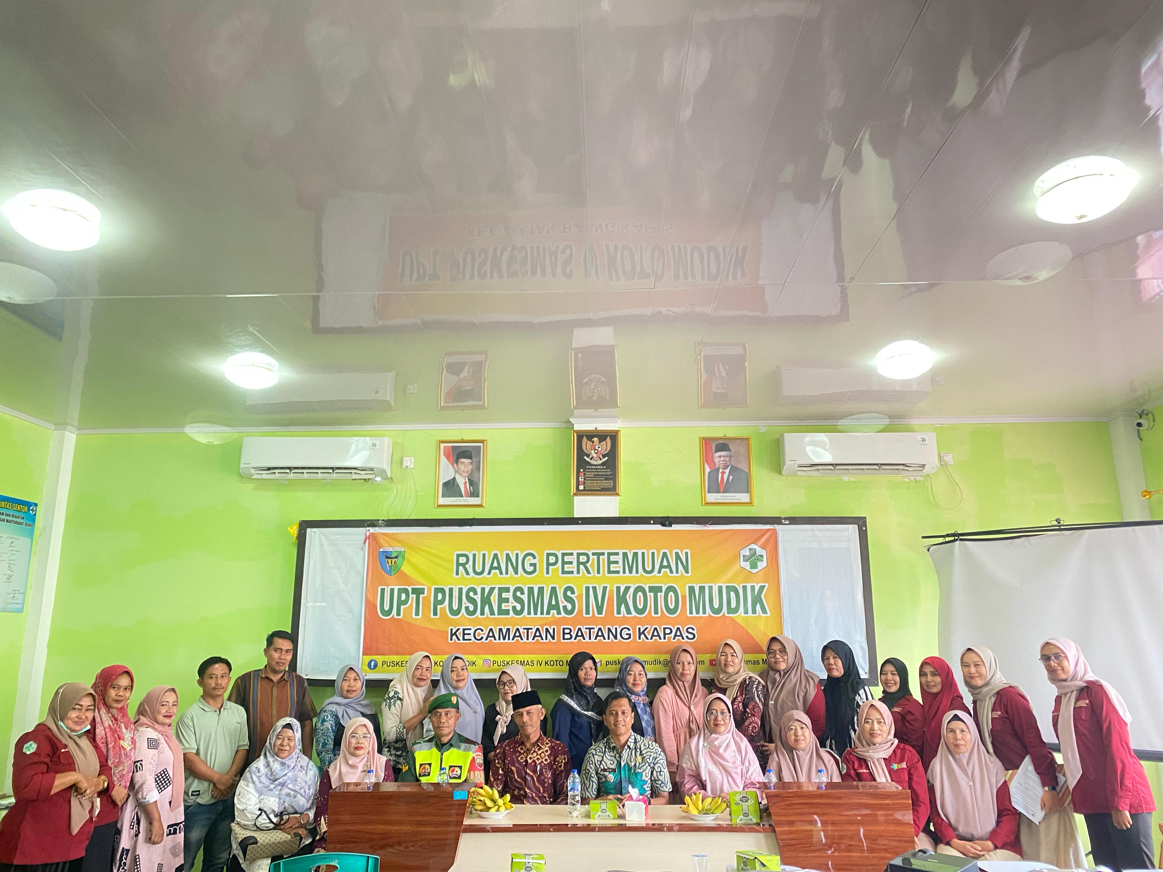 Lokmin Lintas Sektor Triwulan I Tahun 2025 Puskesmas IV Koto Mudik