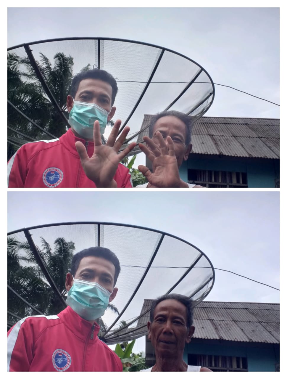 Petugas TB Melakukan Kunjungan Rumah Dalam Rangka Pemantauan Minum Obat TBC di Nagari Air Hitam.