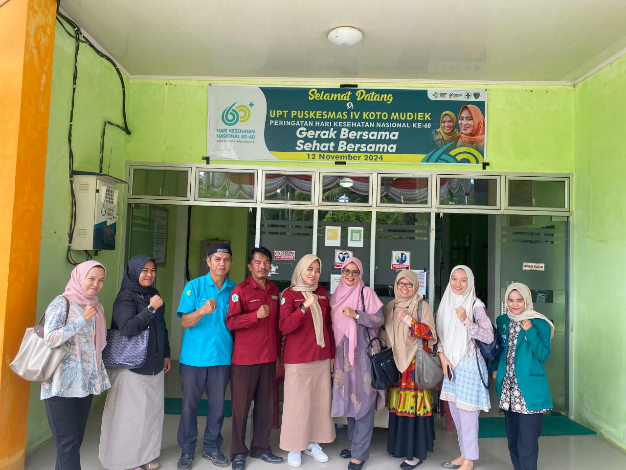 Monev TIM Kerja KESGA Dinas Kesehatan di Puskesmas IV Koto Mudik