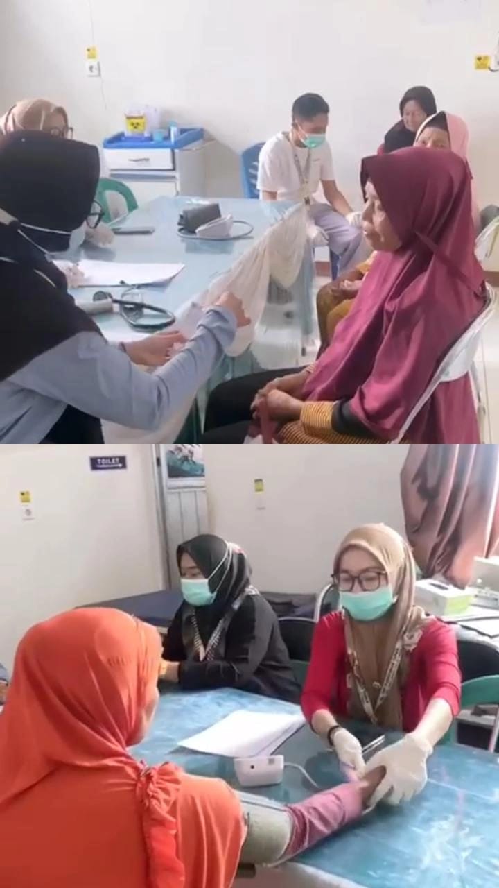 Pemeriksaan Kesehatan Gratis ( PKG ) Hari UlangTahun di UPT Puskesmas Tapan