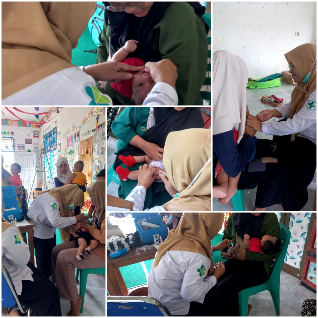 Imunisasi Rutin di Puskesmas Pembantu Silaut 