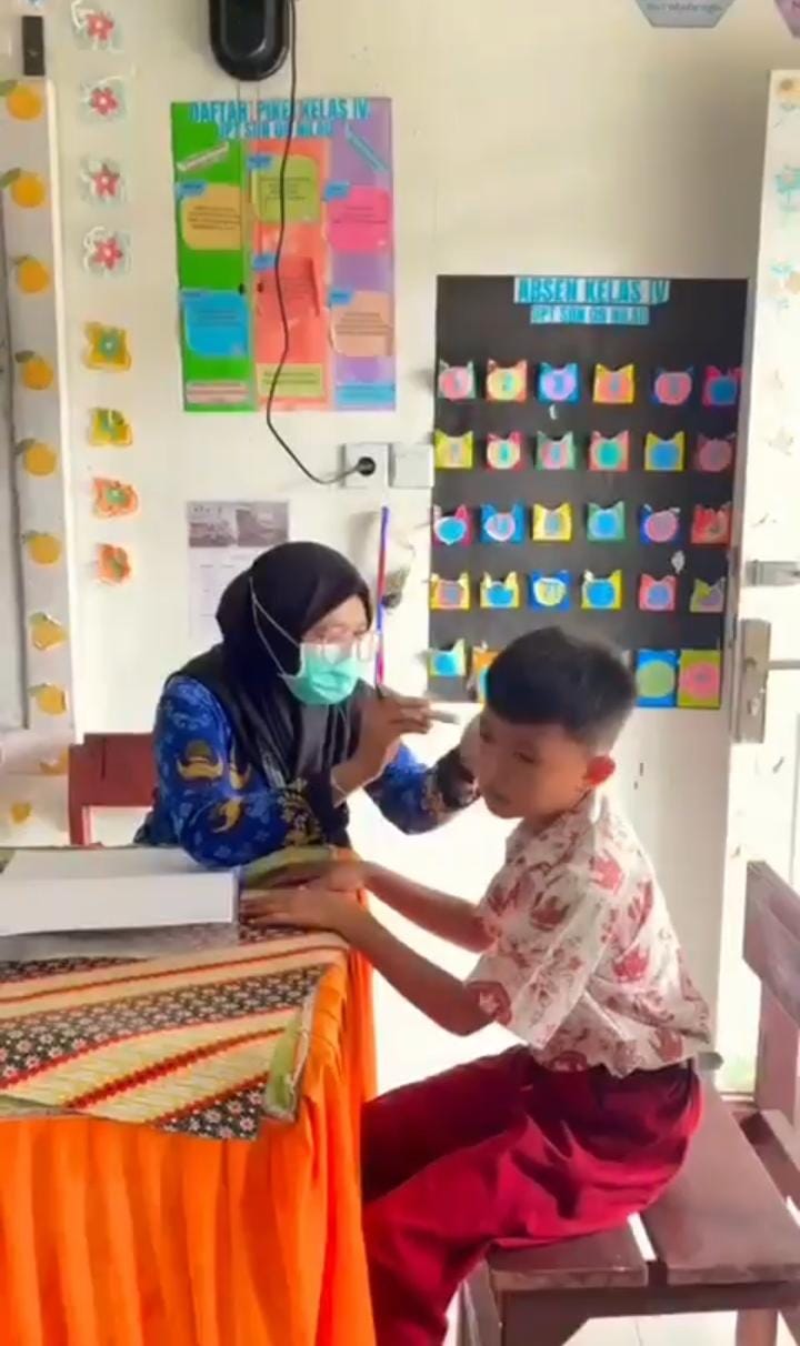  Penjaringan Kesehatan Siswa Kelas II-VI UPT SDN 09 Nilau Wilayah Kerja Puskesmas Tapan