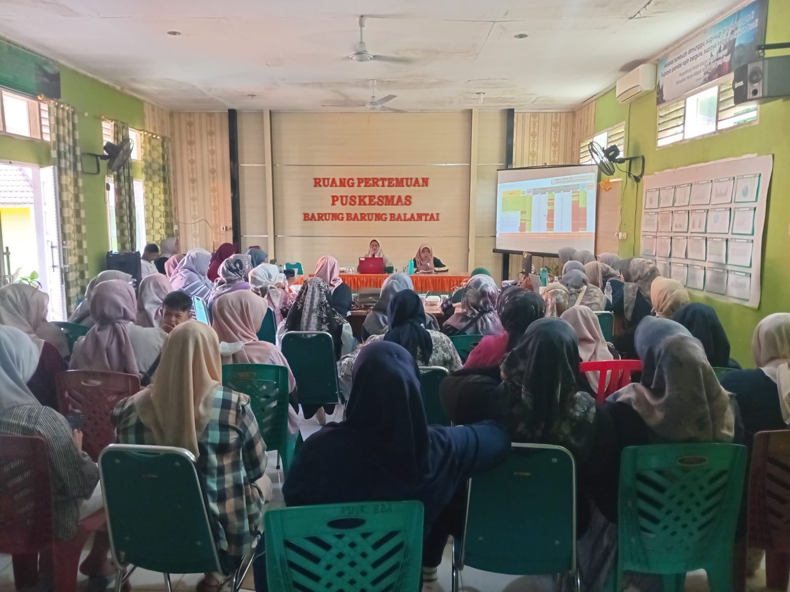 Evaluasi Kinerja oleh Plt.Kepala Puskesmas Barung Barung Balantai 