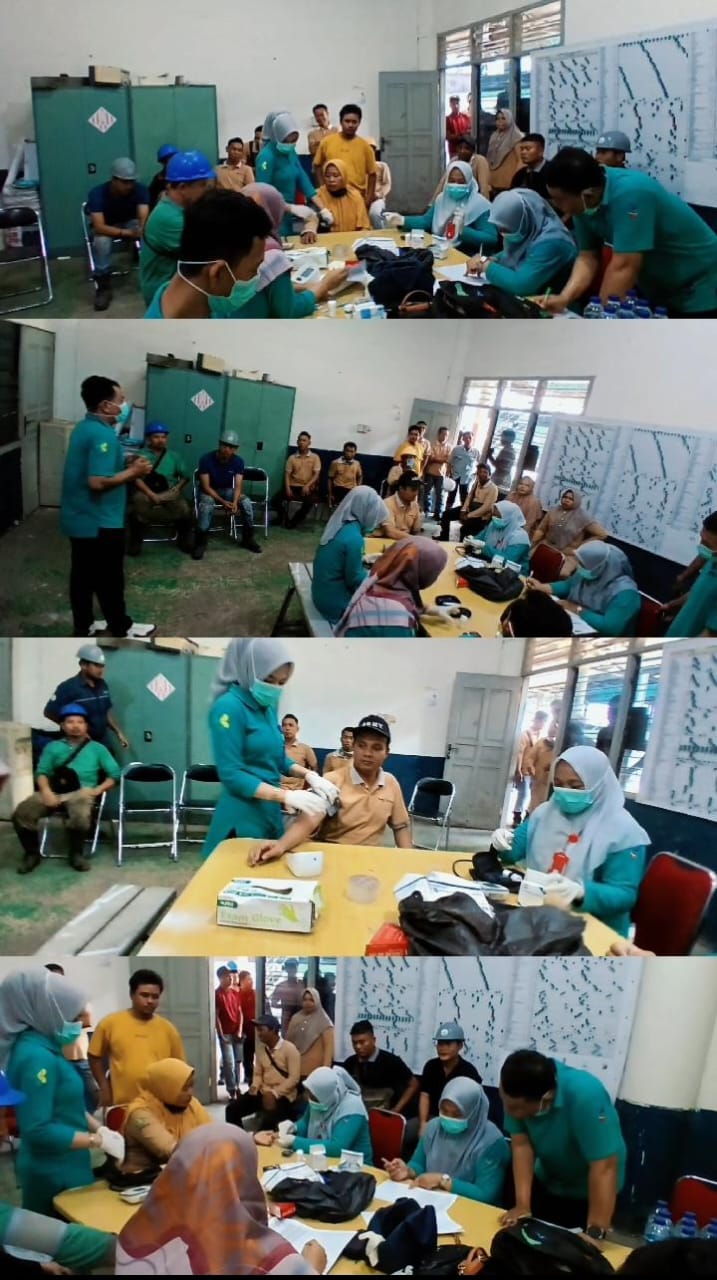 Skrining Kesehatan Pekerja di PT SJAL INCASI RAYA Silaut Wilayah Kerja Puskesmas Tanjung Makmur