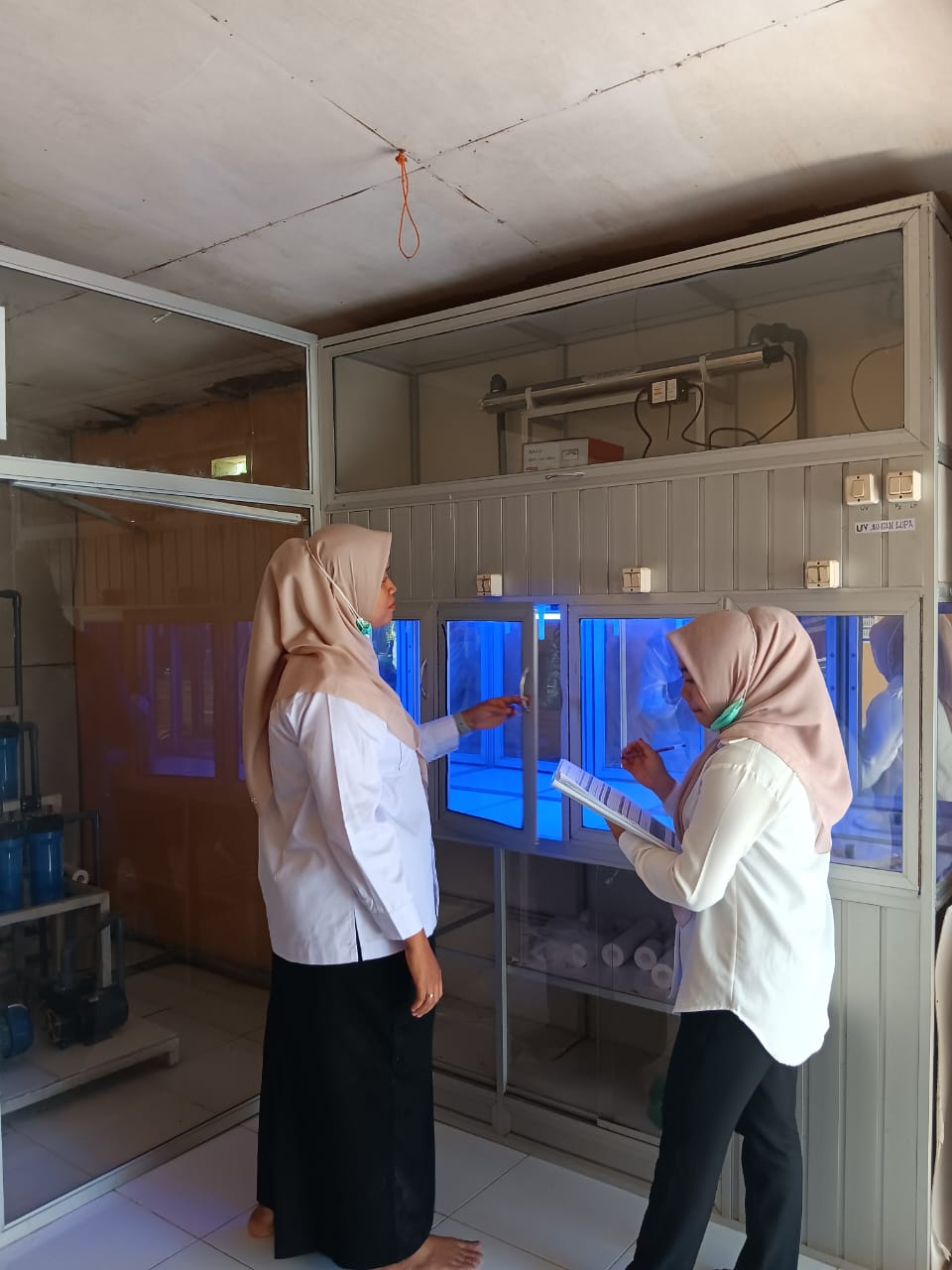 Inspeksi Kesehatan Lingkungan Depot Air Minum di Wilayah Kerja Puskesmas IV Koto Mudik