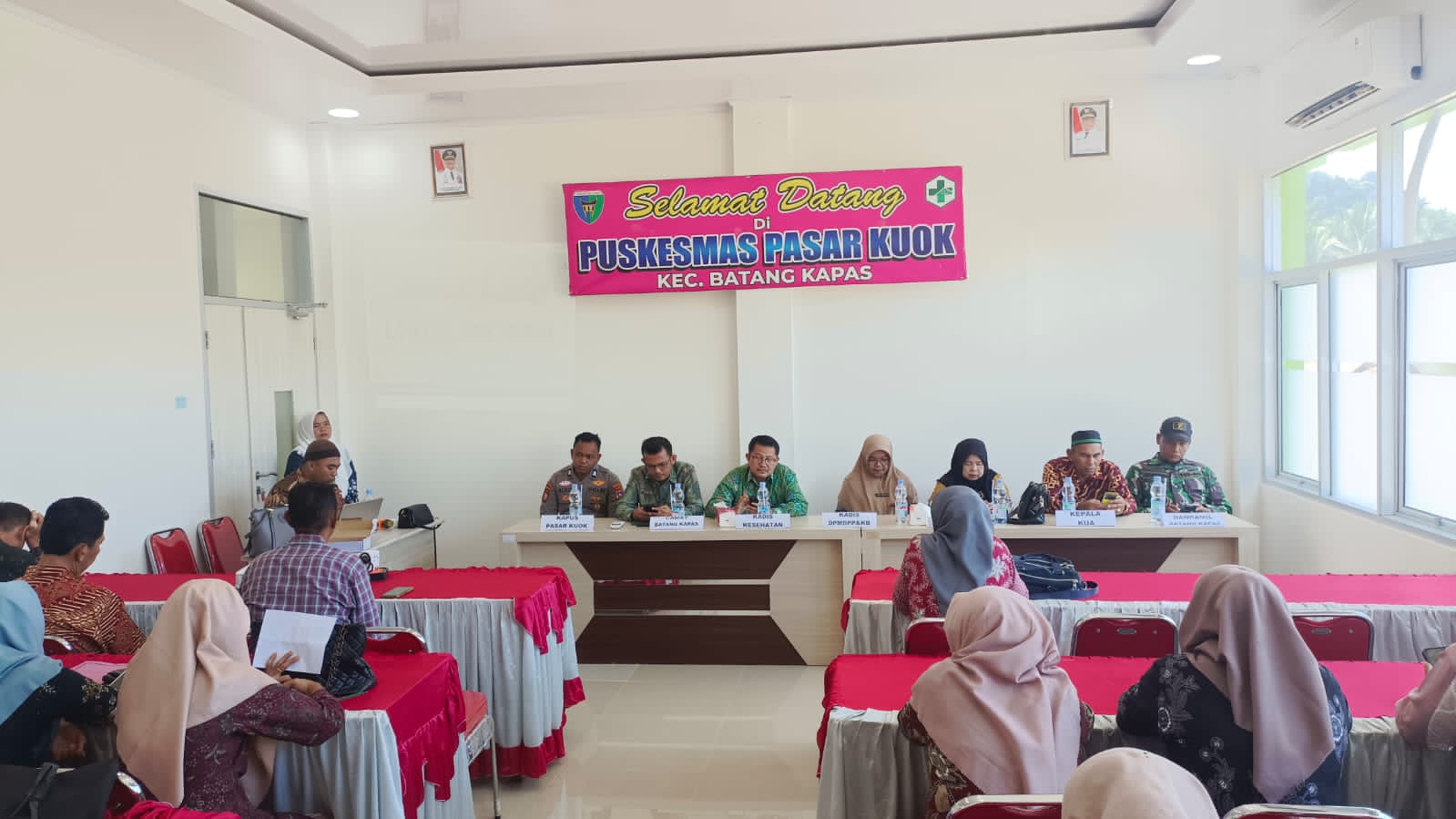 Lokakarya Mini Lintas Sektor Triwulan 2 Tahun 2025 Puskesmas Pasar Kuok