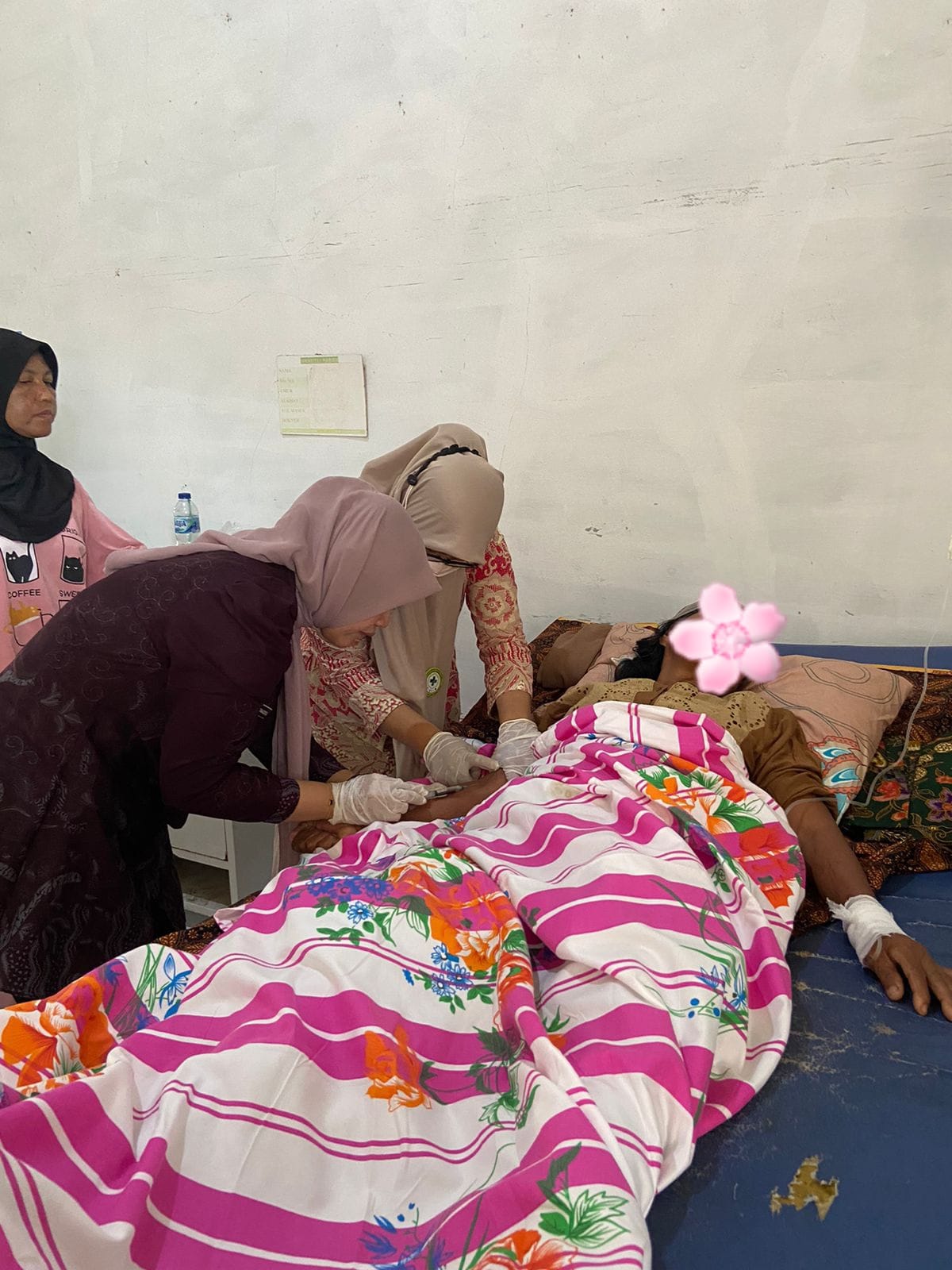 Penemuan Kasus Suspek Campak Oleh Petugas Surveilance dan Petugas Labor  Puskesmas Pasar Kuok