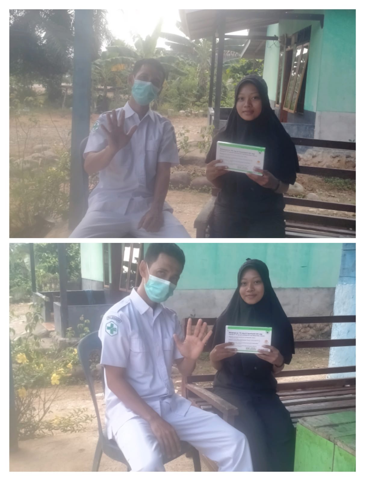 Petugas TB  Puskesmas Tanjung Makmur Melakukan Kunjungan Pelaksanaan Terapi Pencegahan TBC.